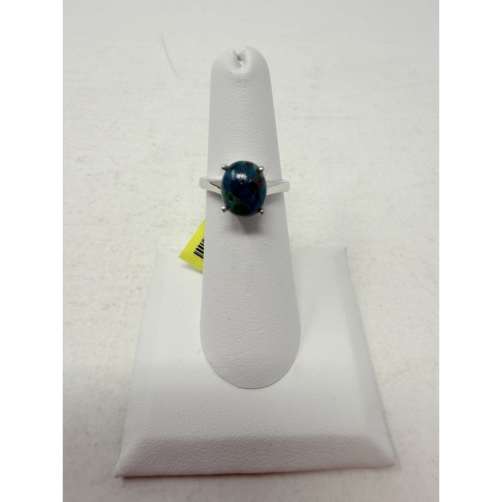 Shop LC Table Mountain Shadowkite Sterling Silver Solitaire Size 5 Ring 5616